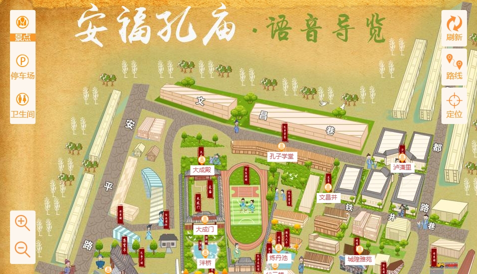 北京手绘地图：智慧景区智能化服务的延伸